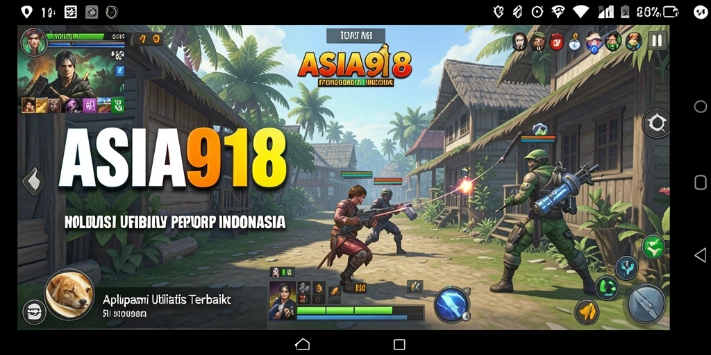 Tampilan utama dari ASIA918 yang menunjukkan antarmuka yang intuitif.