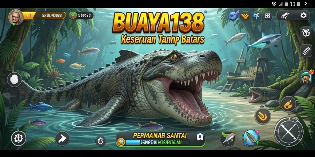 Screenshot gameplay BUAYA138 yang menampilkan aksi seru dan penuh warna.