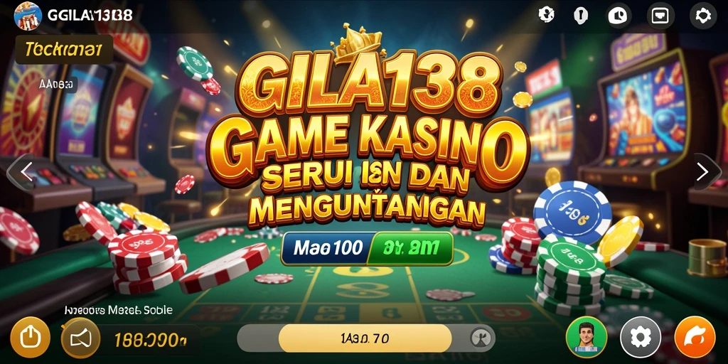 Tampilan gameplay GILA138 dengan suasana Kasino yang mengesankan.