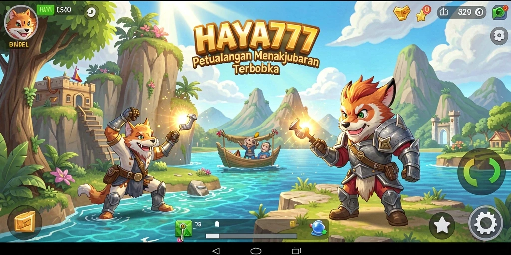 Screenshot gameplay HAYA777 yang menampilkan dunia terbuka yang menakjubkan.