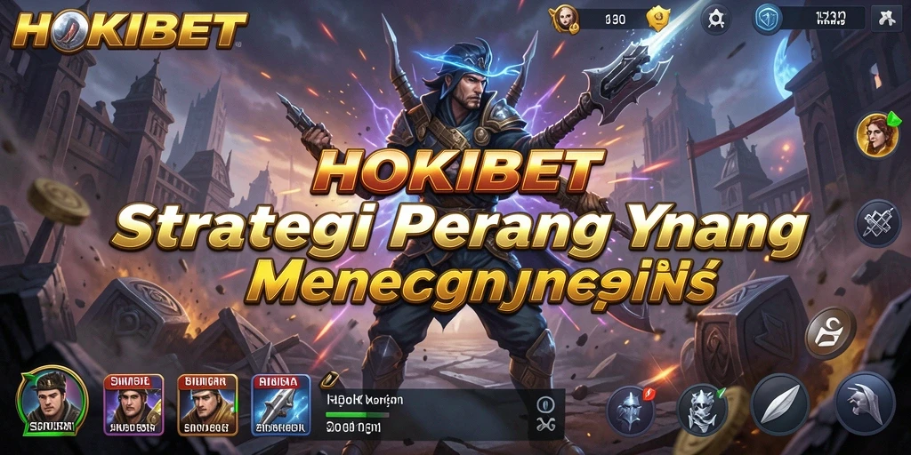 Screenshot gameplay HOKIBET menampilkan aksi strategi yang mendebarkan.