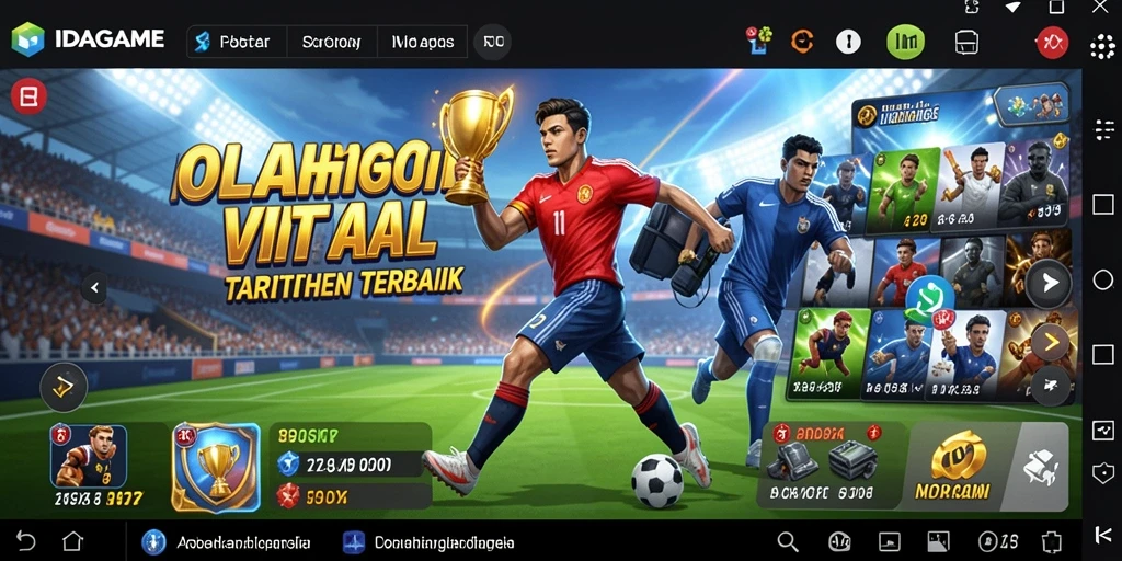 Screenshot IDAGAME yang menunjukkan pengalaman taruhan olahraga yang menyenangkan.