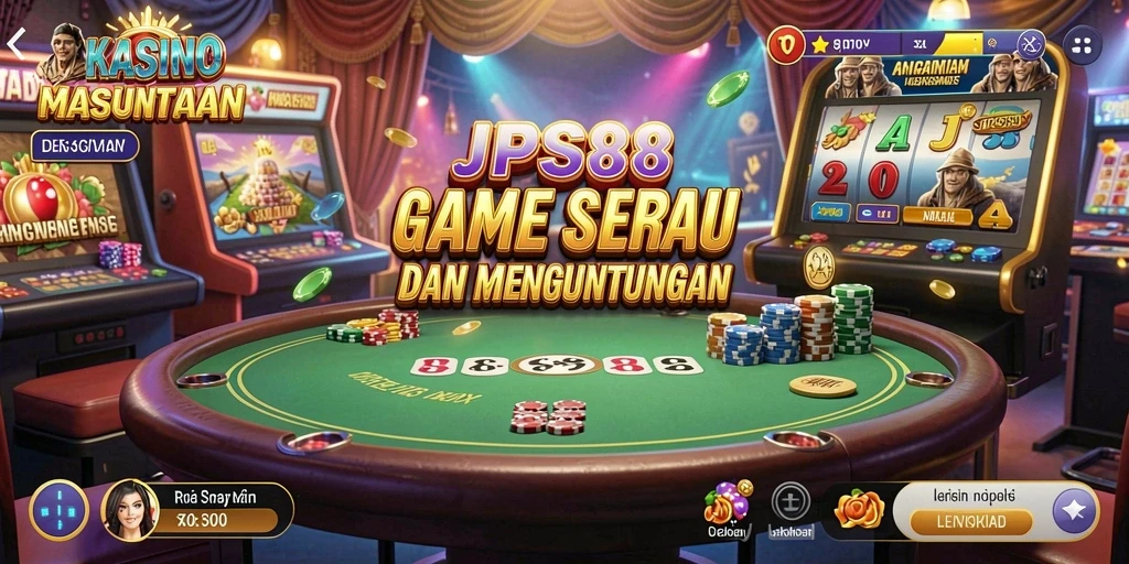 Gameplay seru yang menggugah semangat pemain kasino.