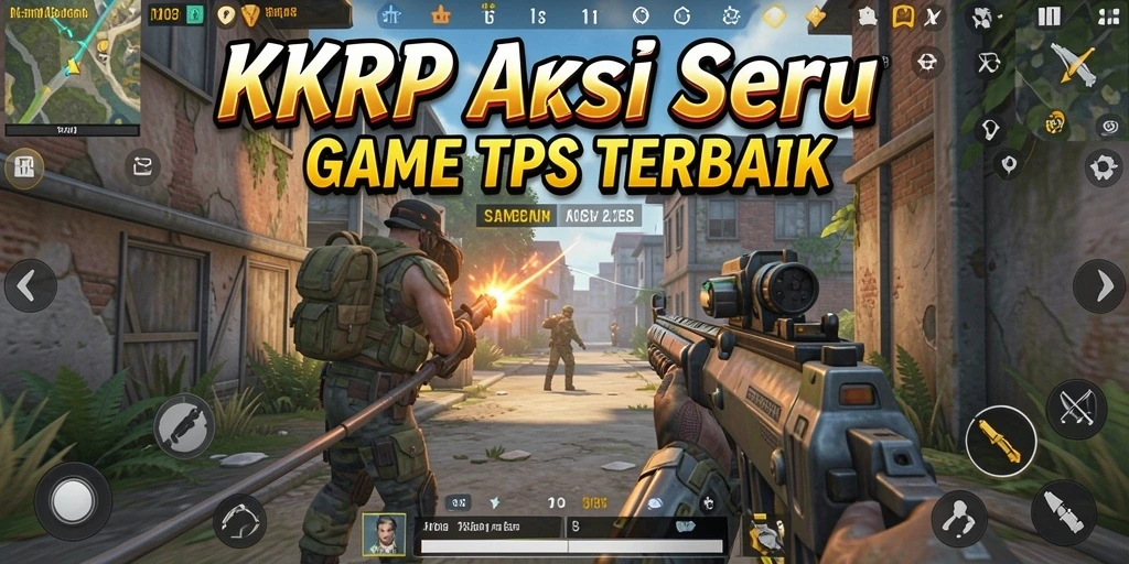 Screenshot gameplay KKRP yang menampilkan aksi pertempuran menegangkan.