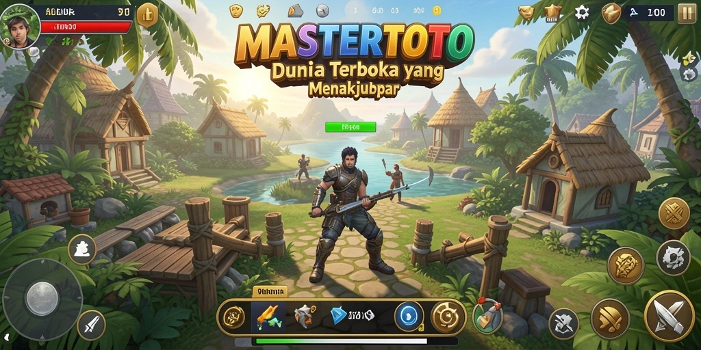 Tampilan gameplay MASTERTOTO yang memukau dalam dunia open world.