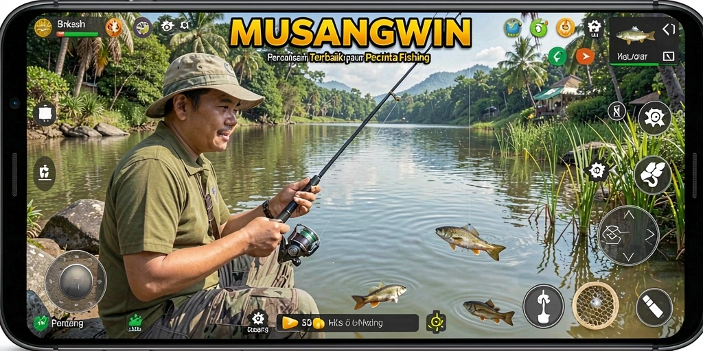 Tangkapan ikan besar dengan grafis memukau di MUSANGWIN.