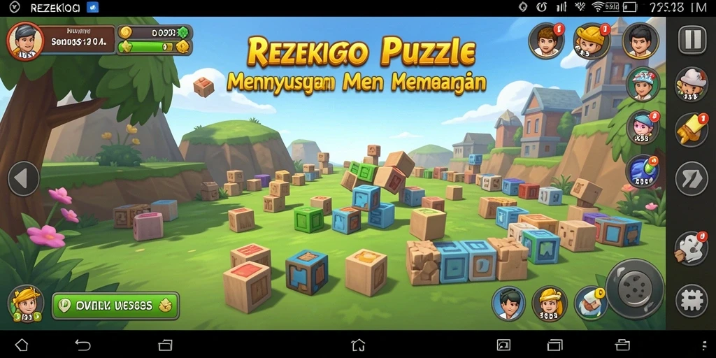 Tampilan gameplay seru dan memukau dari REZEKIGO.