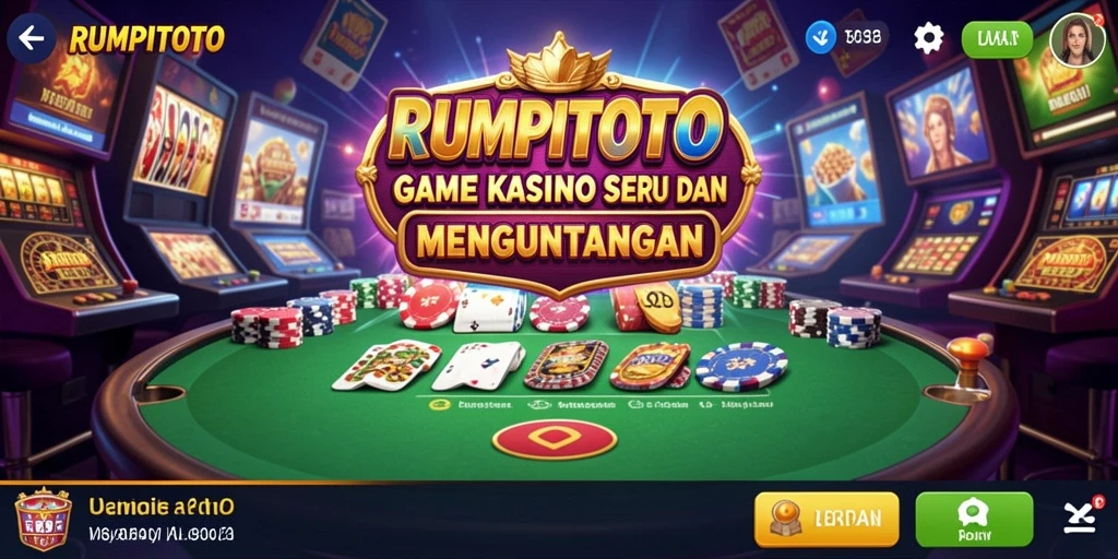 Screenshot RUMPITOTO menampilkan aksi seru permainan Kasino.