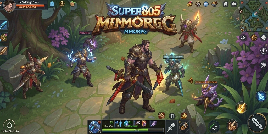 Tampilan gameplay SUPER805 yang memukau dalam pertempuran epik.